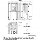 Falownik wektorowy 1,5kW 3-fazowy 460VAC Delta Electronics VFD015CP43B-21